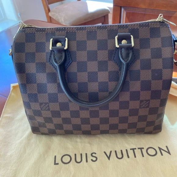 Louis Vuitton Damier Ebene Speedy Bandouliere 25 - Picture 2 of 15